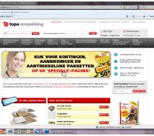 Verpakking visitekaartje van je bedrijf